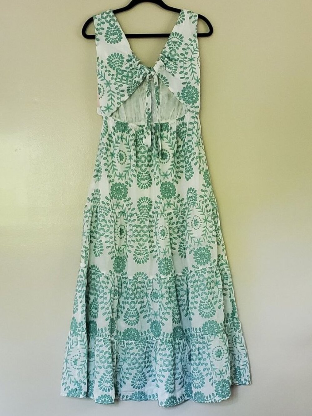NWT Dress Up Maxi Embordered Summer Dress. Size L